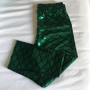 🛍 Mermaid Fish Scale Stretch Leggings Pants
